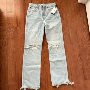 Brand new destroyed, redone jeans